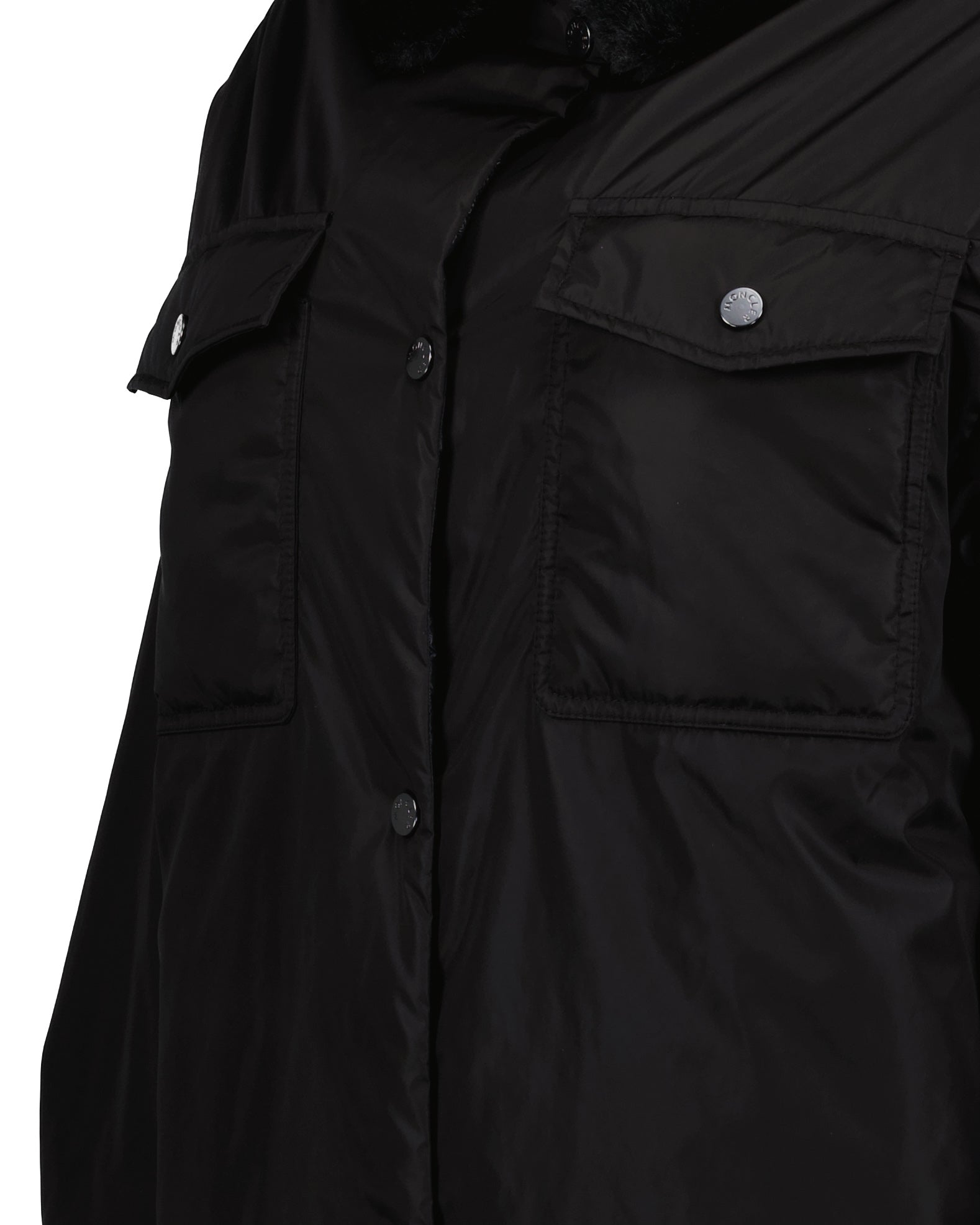 Mäntel Parka longue Moncler Schwarz Femme