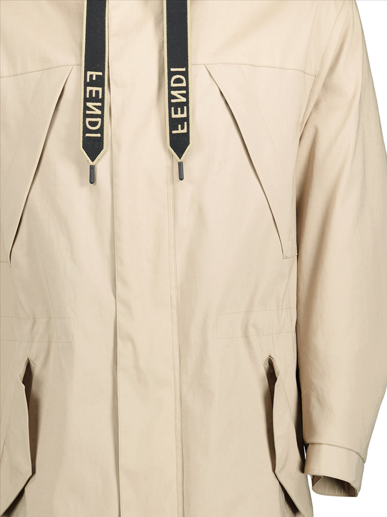 Mäntel Parka réversible Fendi Beige Homme