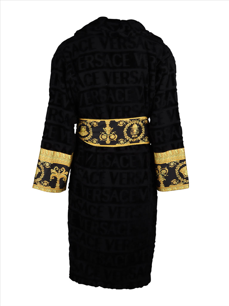 Lifestyle Peignoir Barocco Versace Preto Unissex