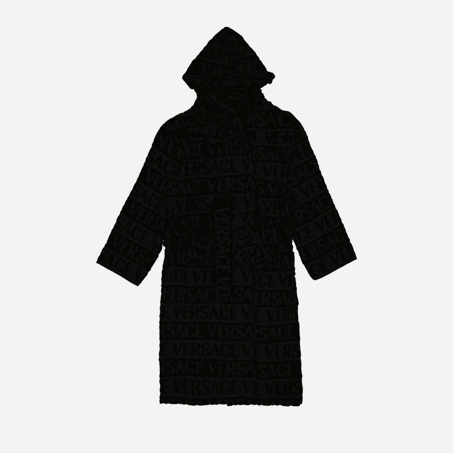 Unterwäsche und homewear Peignoir à logo Versace Schwarz Unisex