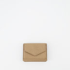 Pequeños artículos de cuero Petit portefeuille Signature Maison Margiela Beige Unisexo