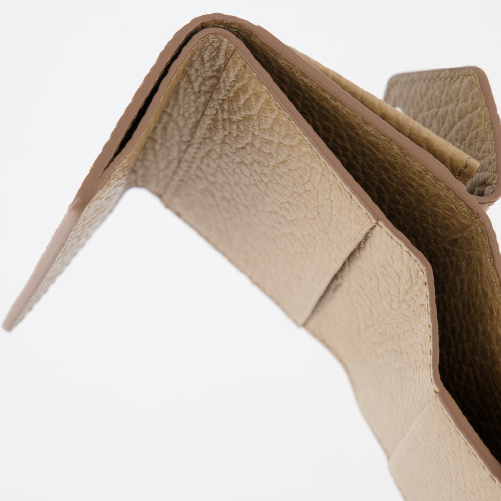 Pequeños artículos de cuero Petit portefeuille Signature Maison Margiela Beige Unisexo