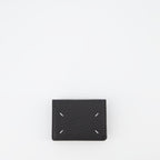 Pequenos artigos de couro Petit portefeuille Signature Maison Margiela Preto Unissex