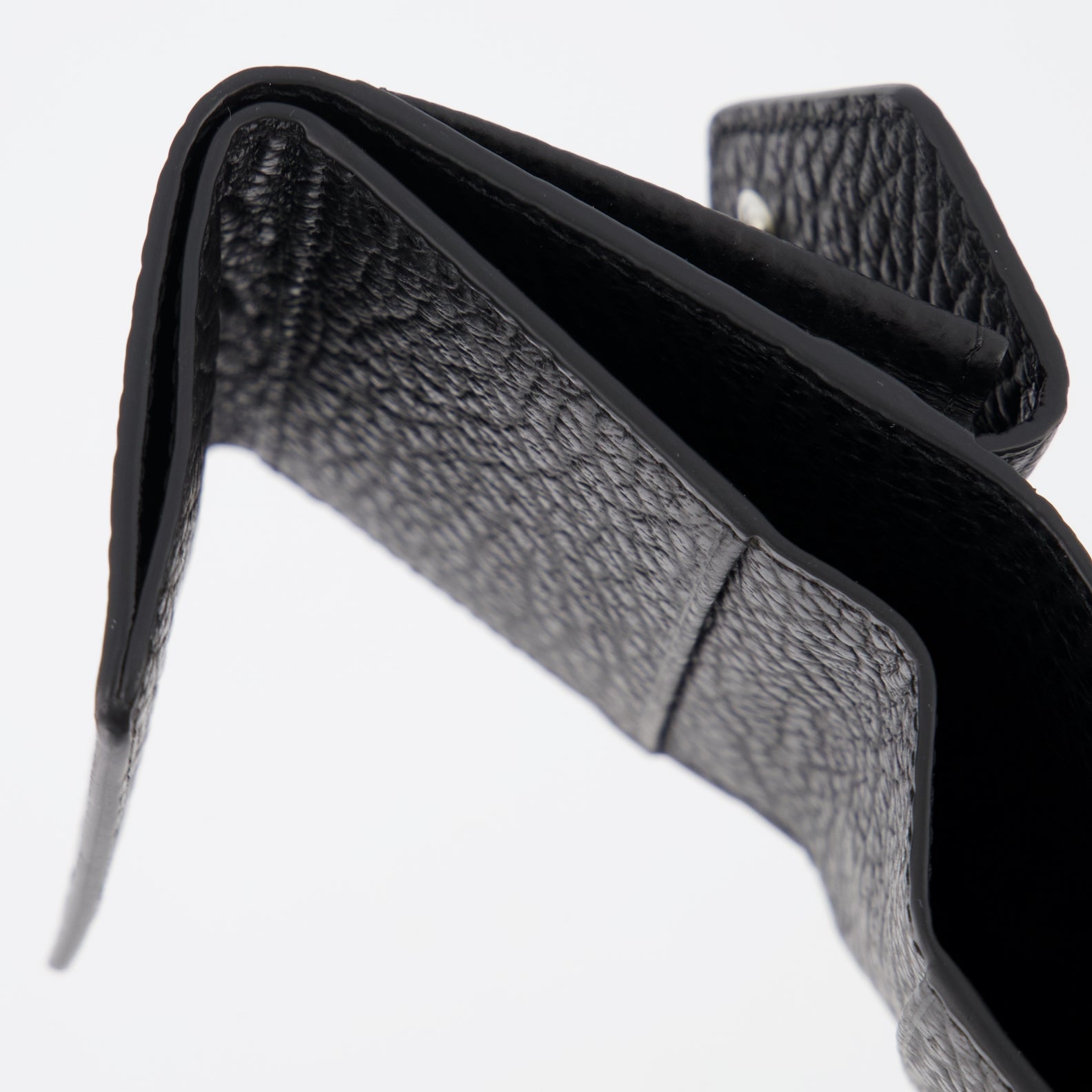 Pequenos artigos de couro Petit portefeuille Signature Maison Margiela Preto Unissex