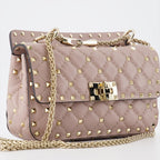Handbags and shoulder bags Rockstud Spike bag Valentino Garavani Beige Women