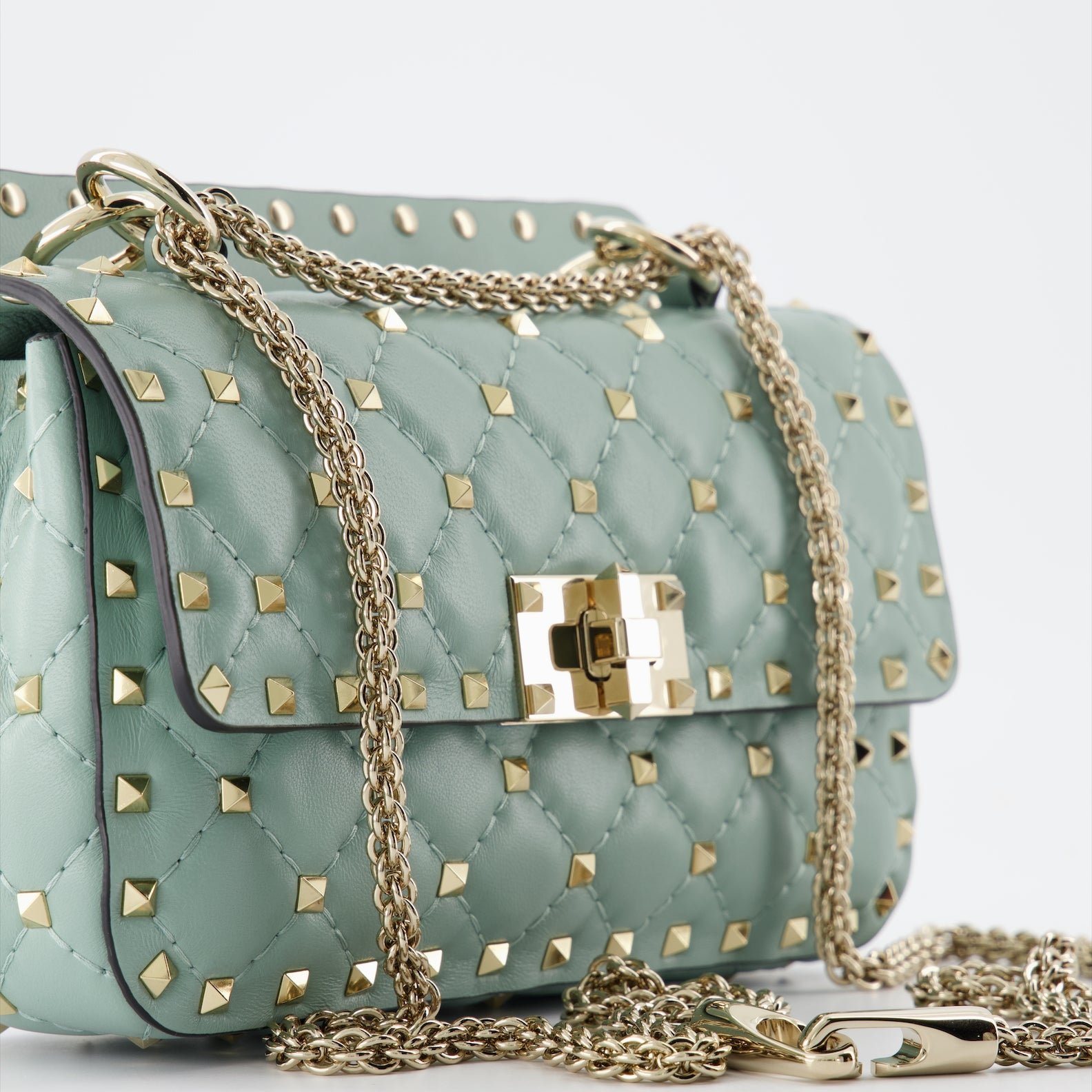 Handbags and shoulder bags Rockstud Spike bag Valentino Garavani Green Women