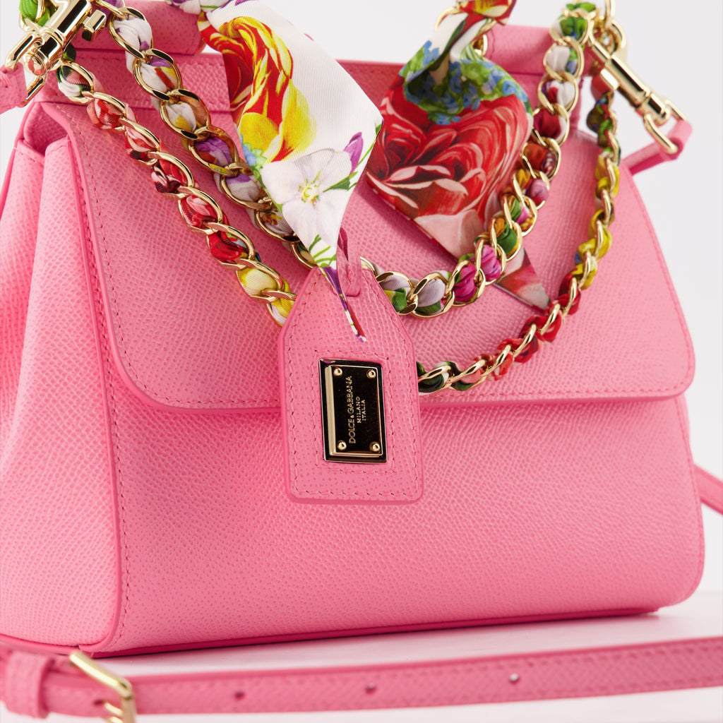 Sacs à main et épaule Sac Sicily Dolce & Gabbana Rose Femme