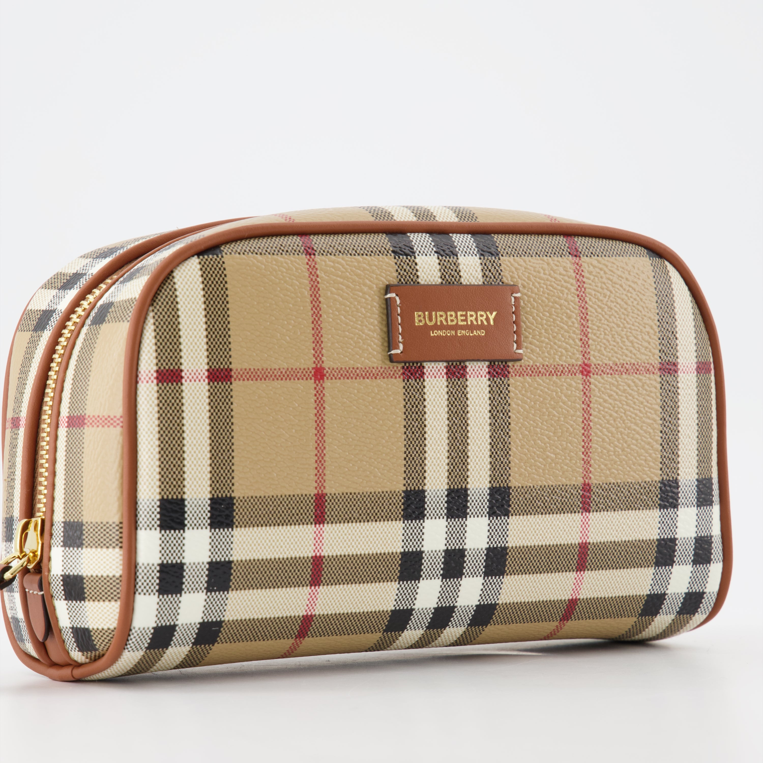 Bolsas pequenas Petite pochette Check Burberry Bege Femme