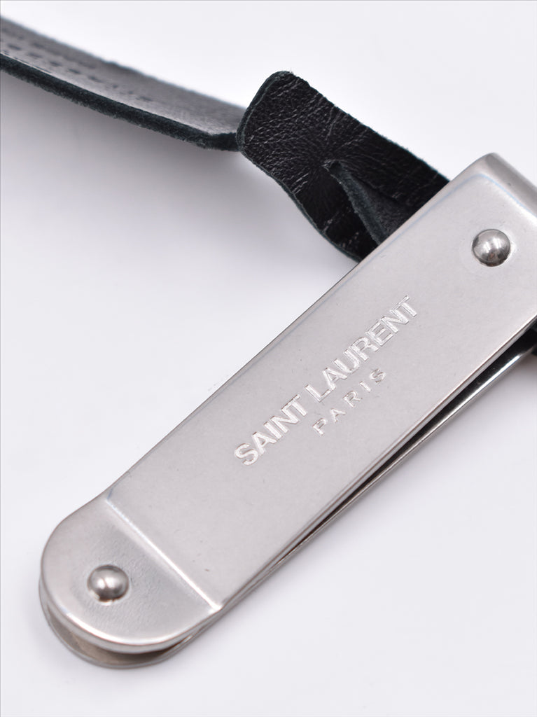 Petite maroquinerie Pince à billets Saint Laurent Gris Homme