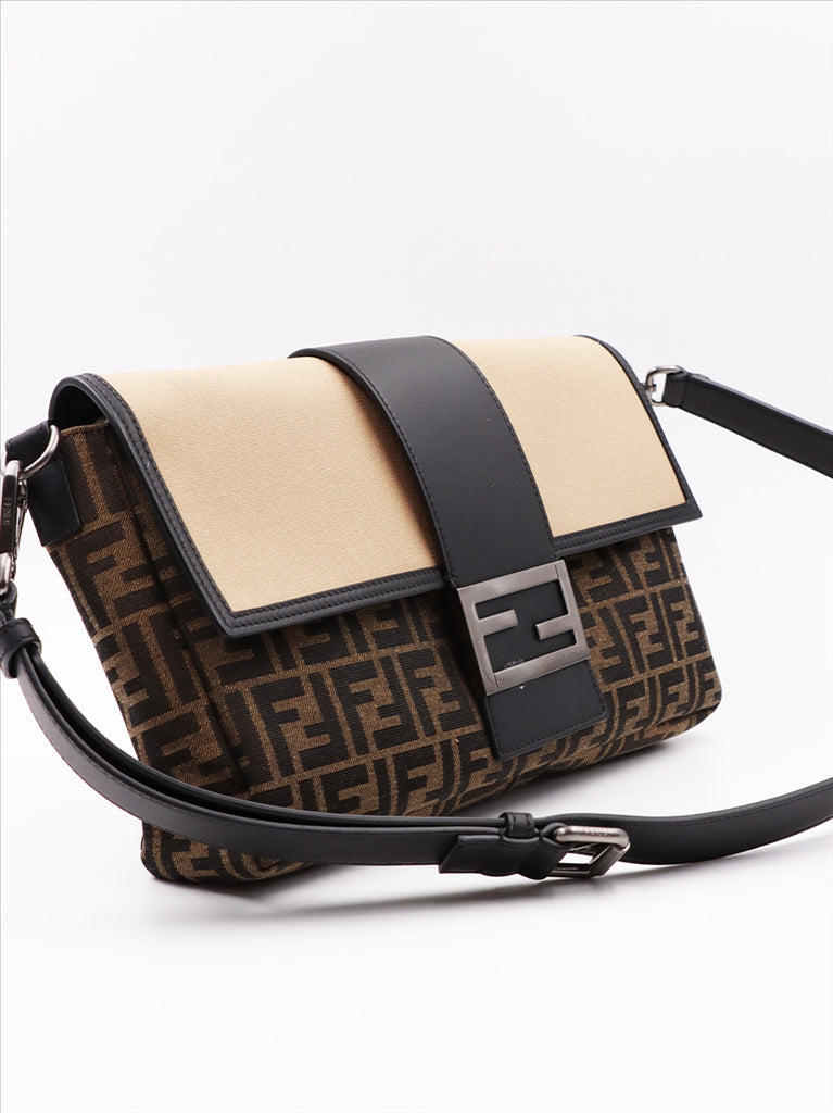 Crossbody bags Baguette Pouch Fendi Brown Man