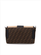 Crossbody bags Baguette Pouch Fendi Brown Man