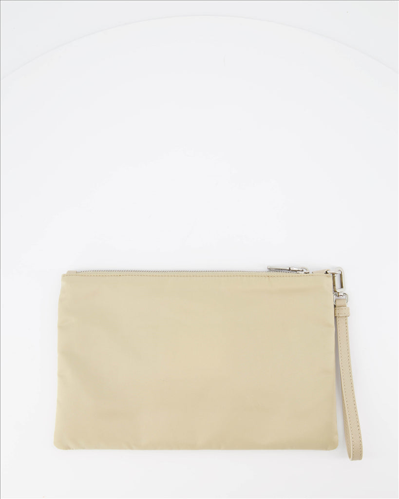 Bolsas pequenas Pochette en Re-Nylon Prada Bege Homme