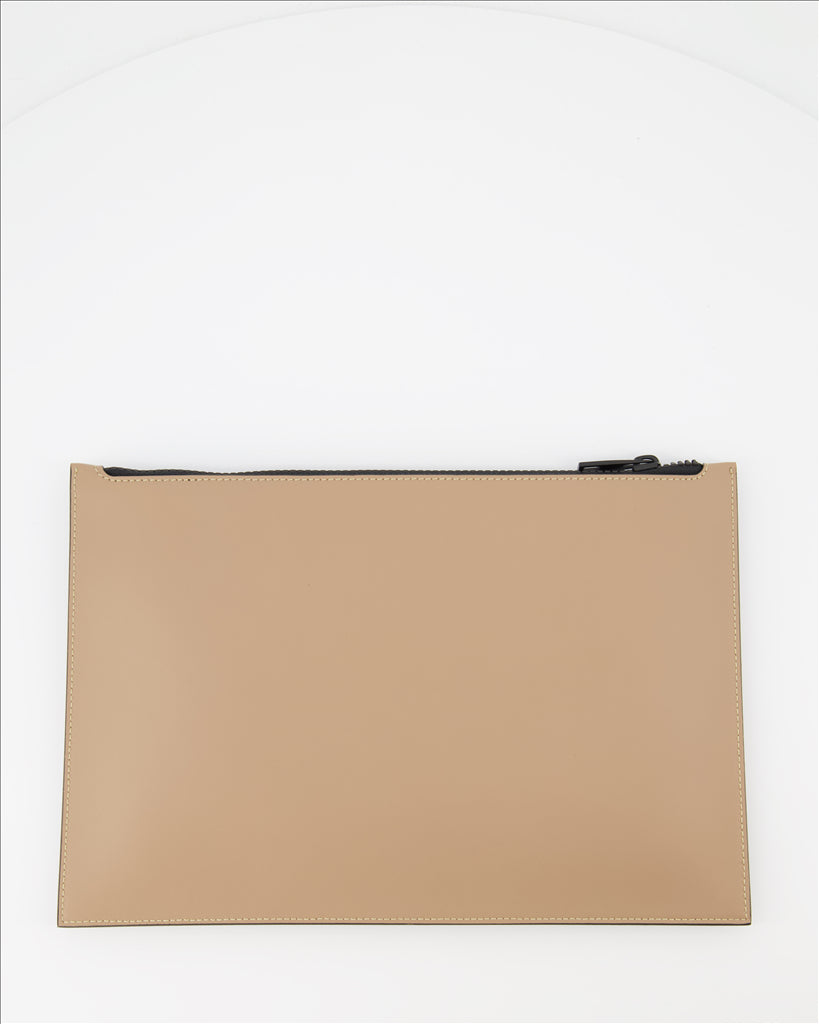 Bustine Pochette Graffiti Alexander McQueen Beige Homme