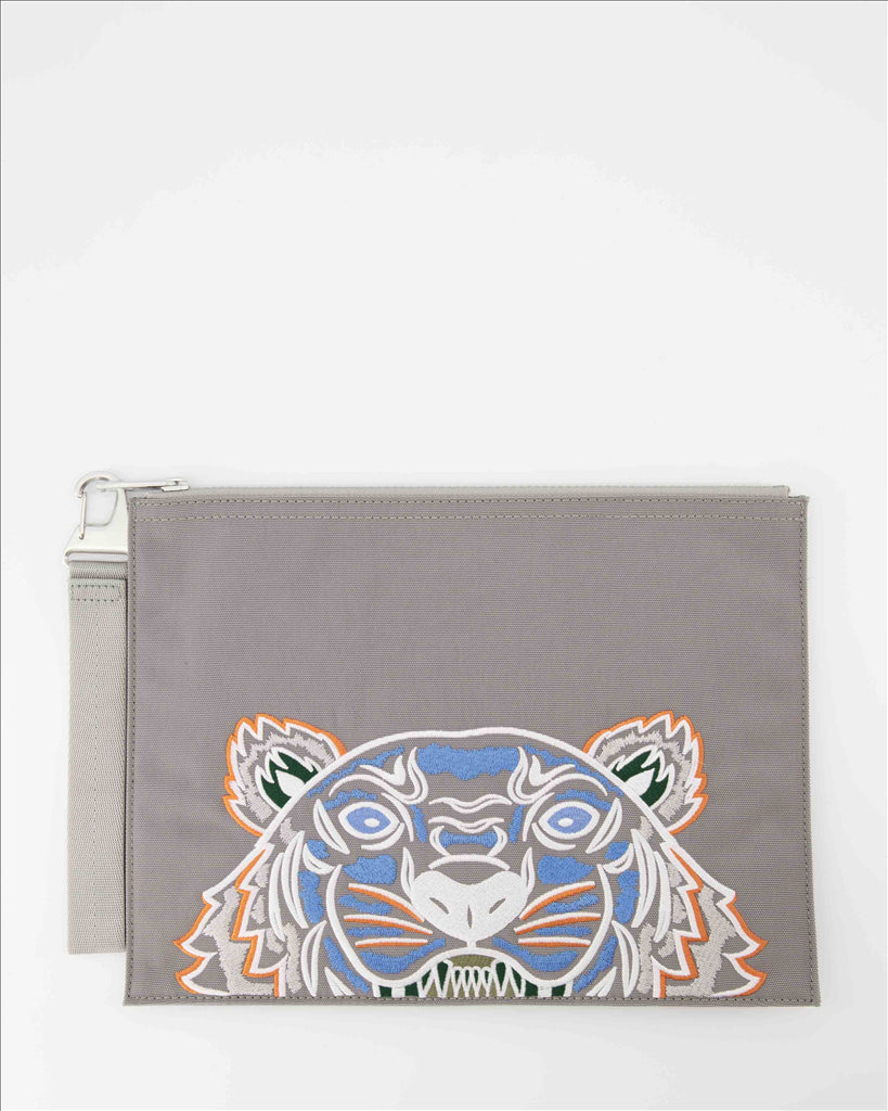 Bolsas pequenas Pochette Tiger Kampus Kenzo Cinza Homme