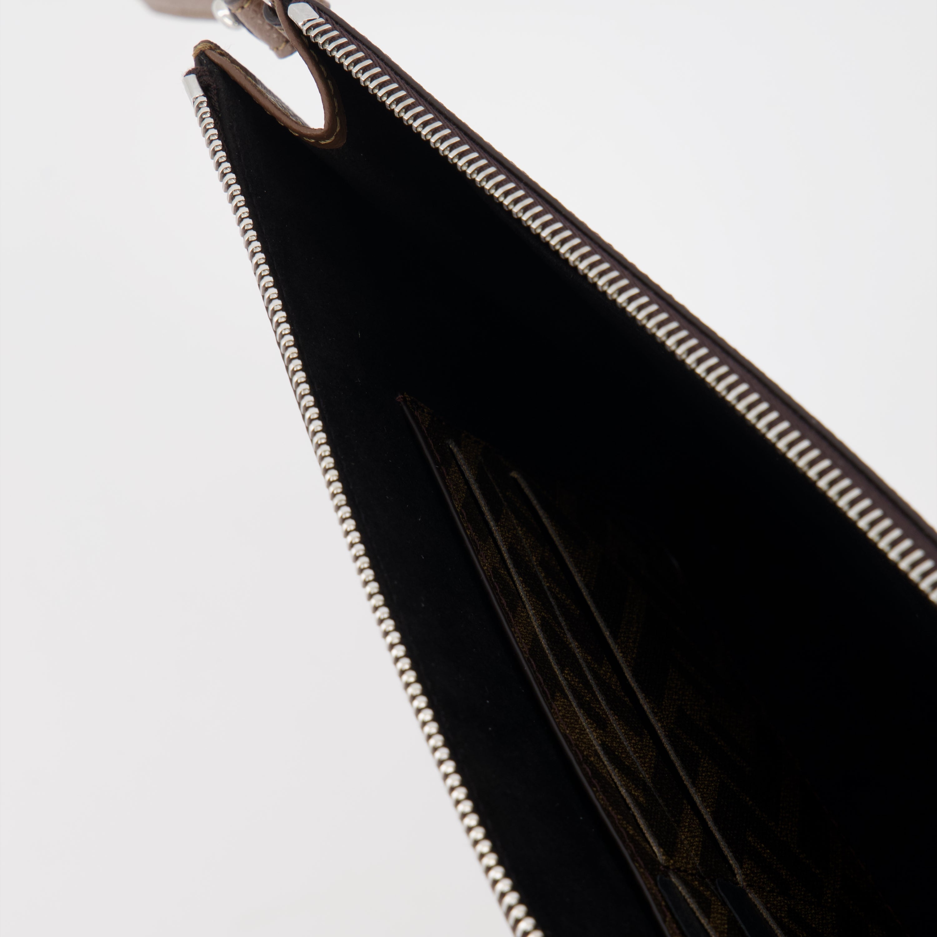 Pouches Flat pouch Fendi Brown Man