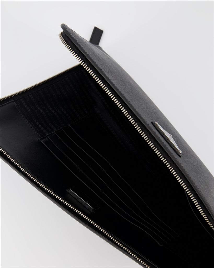 Pochettes Pochette Saffiano Prada Noir Homme