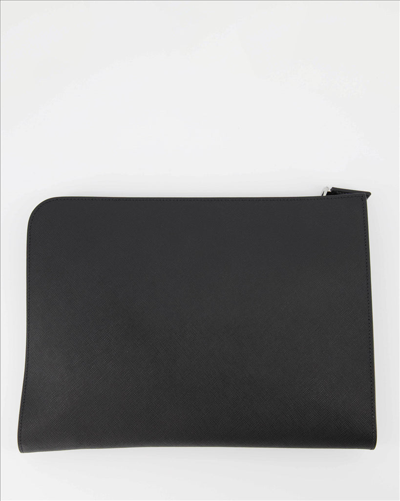 Pochettes Pochette Saffiano Prada Noir Homme
