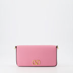Pochettes Pochette VLogo Valentino Garavani Rose Femme