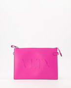 Bolsas pequenas Pochette VLTN Valentino Garavani Rosa Homme