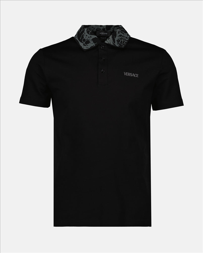 Polos Polo Barocco Versace Preto Homme