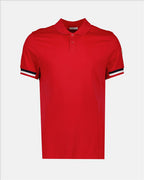 Polo shirts Tipped polo shirt Moncler Red Man