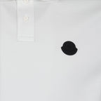 Polos Polo à logo Moncler Blanco Homme