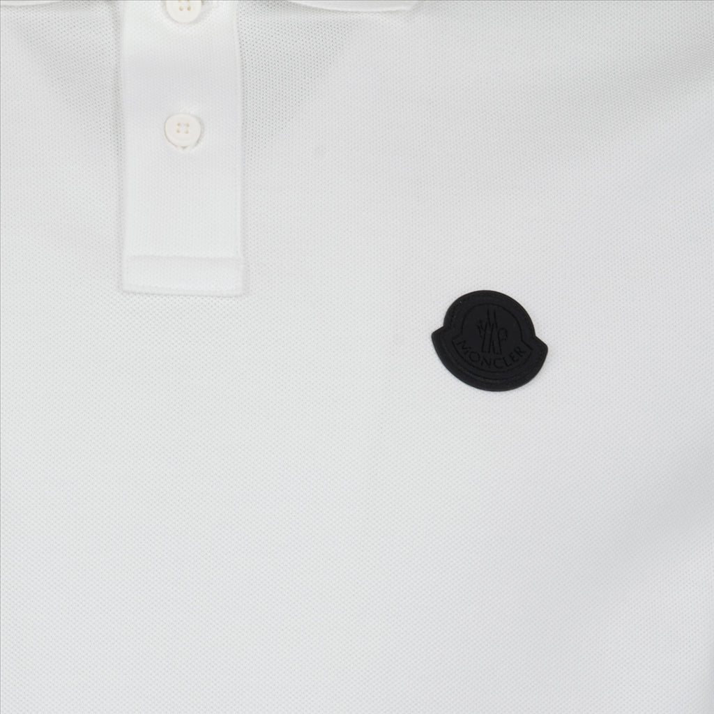 Polos Polo à logo Moncler Branco Homme