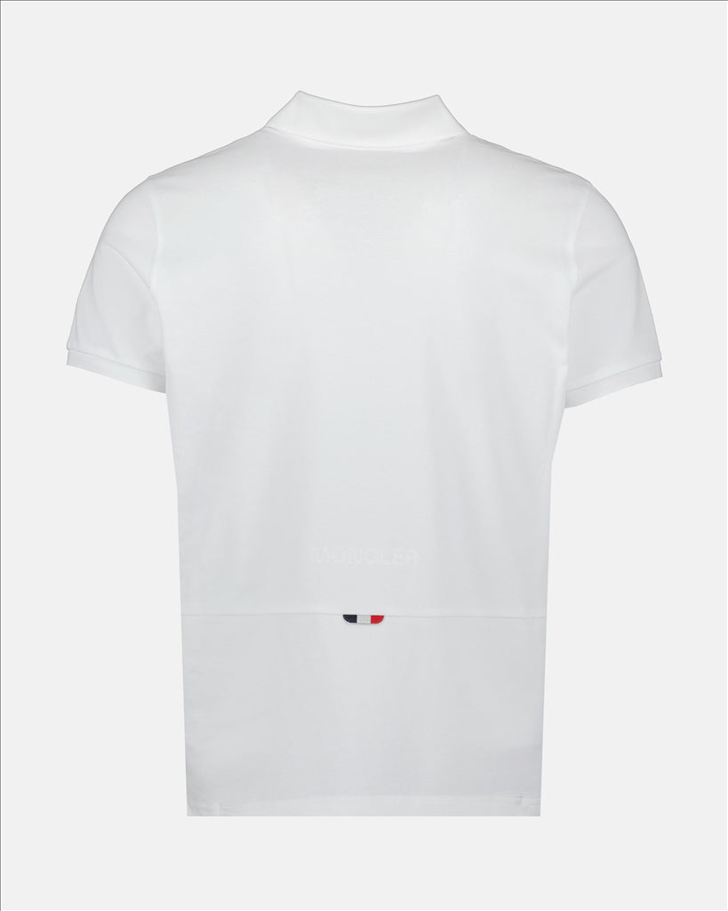 Polos Polo à logo Moncler Blanco Homme