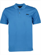 Poloshirts Polo à logo Prada Blau Homme