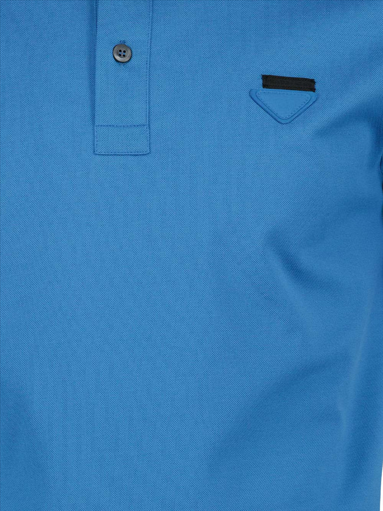 Polos Polo à logo Prada Azul Homme