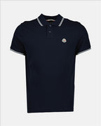ポロシャツ ロゴポロシャツ Moncler 青 男