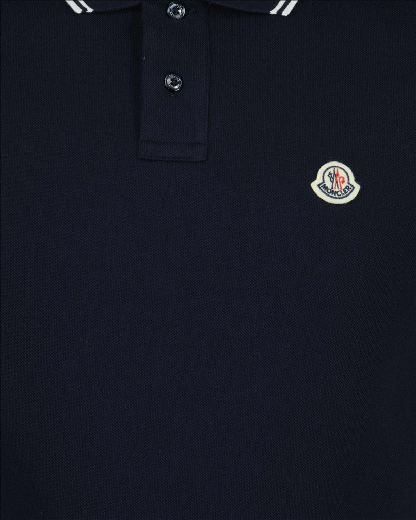 ポロシャツ ロゴポロシャツ Moncler 青 男