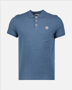 Polos Polo à logo Moncler Bleu Homme