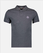 Polo shirts Logo polo shirt Moncler Gray Man