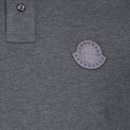 Polo shirts Logo polo shirt Moncler Gray Man