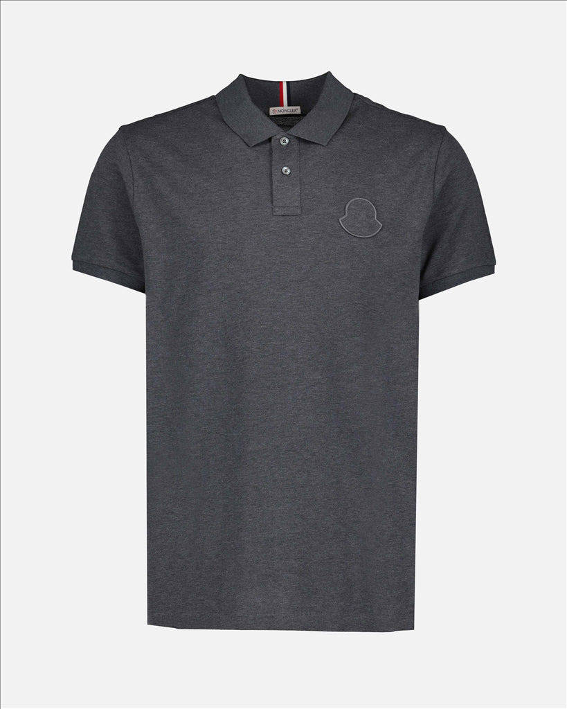 Polos Polo à logo Moncler Cinza Homme