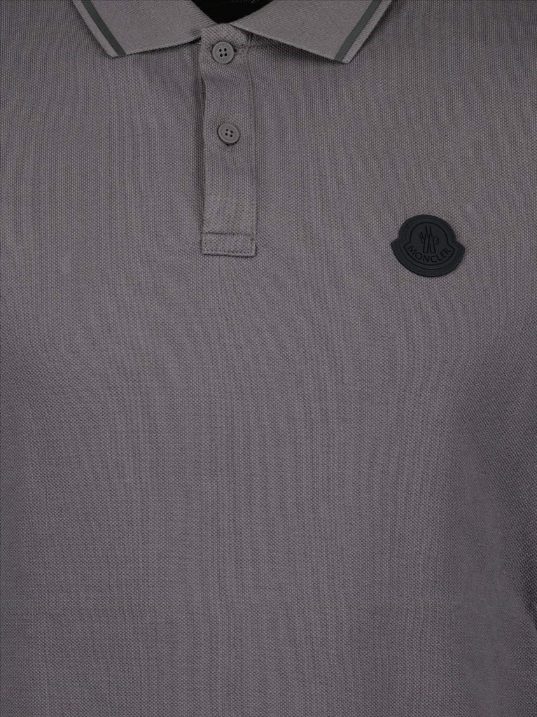 Polos Polo à logo Moncler Cinza Homme