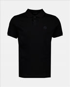 Poloshirts Polo à logo Moncler Schwarz Homme