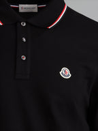 Polos Polo à logo Moncler Preto Homme