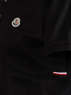 Polos Polo à logo Moncler Preto Homme