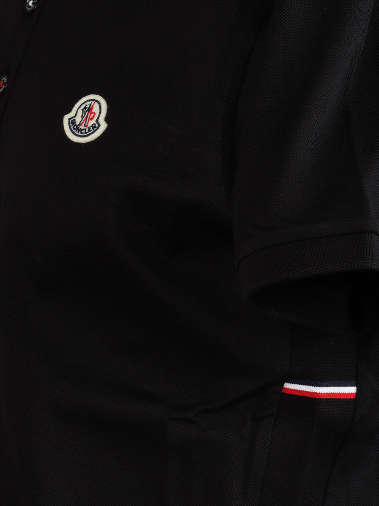 Polos Polo à logo Moncler Preto Homme