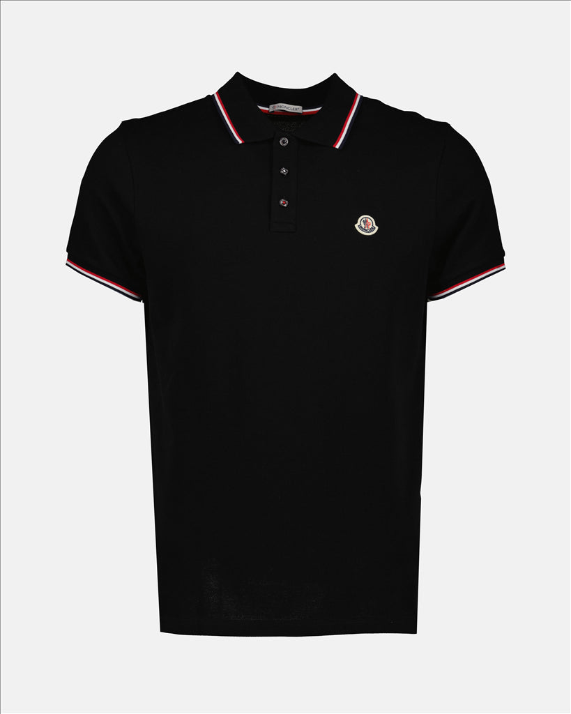 Polos Polo à logo Moncler Preto Homme