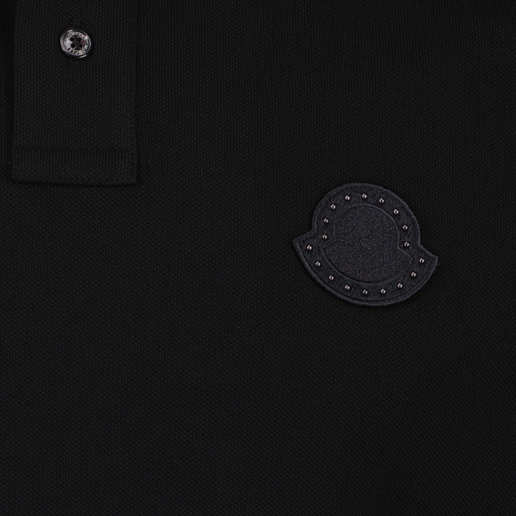 Polos Polo à logo Moncler Preto Homme