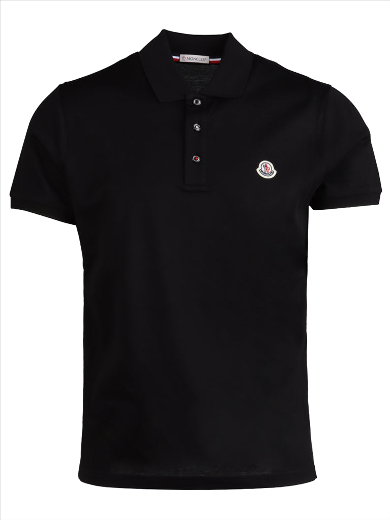 Polos Polo à logo Moncler Preto Homme