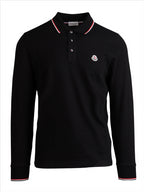 Polos Polo à logo Moncler Preto Homme