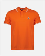 Polos Polo à logo Moncler Orange Homme