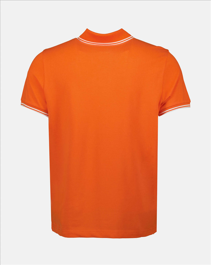 Polos Polo à logo Moncler Orange Homme