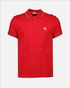 Polos Polo à logo Moncler Vermelho Homme