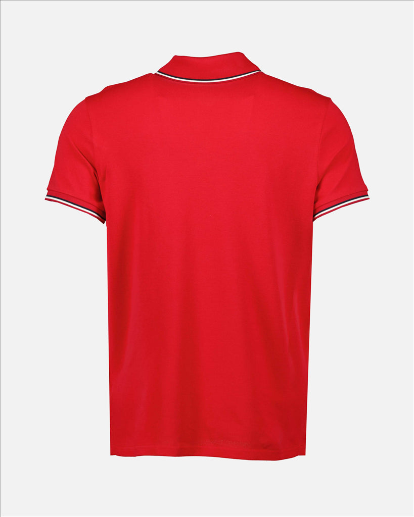 Polos Polo à logo Moncler Vermelho Homme