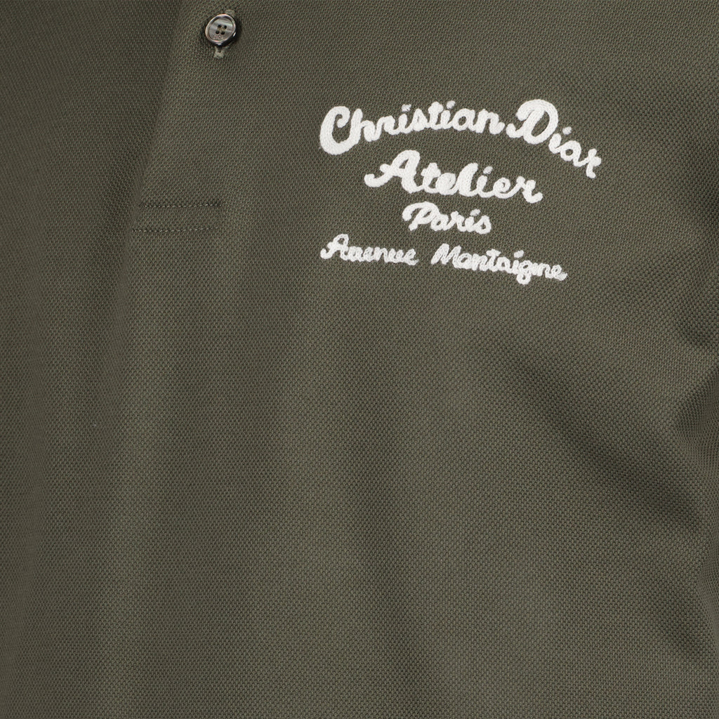 Polos Logo Polo Dior Verde Homme